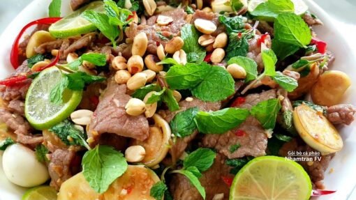 Gỏi bò kéo pháo