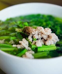 Canh cải thịt băm