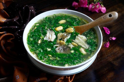 Canh cải cá rô