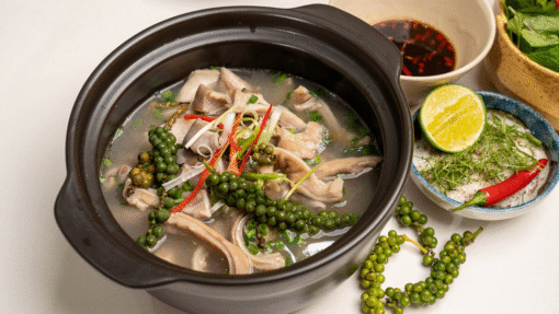 Dạ dày om tiêu xanh
