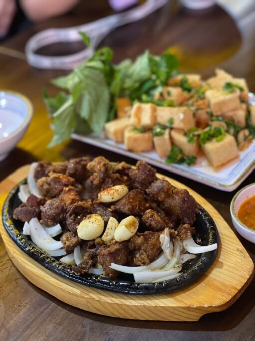 Dải heo cháy tỏi