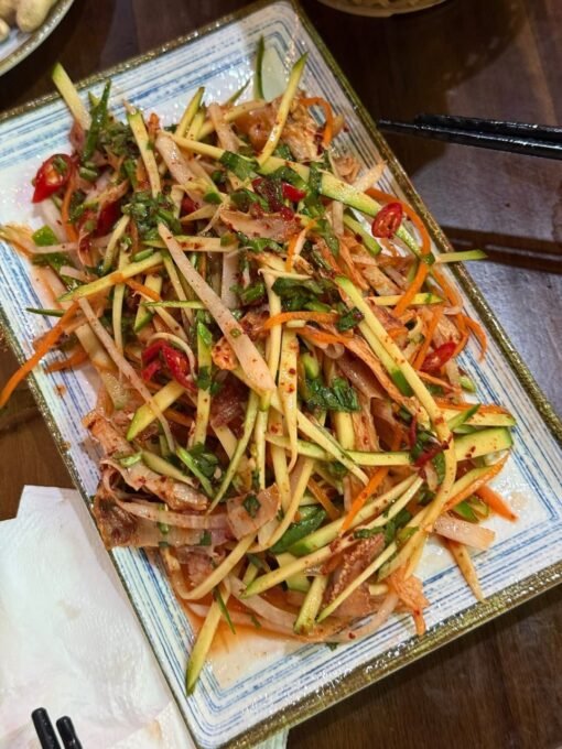 Gỏi mực khô sốt Thái